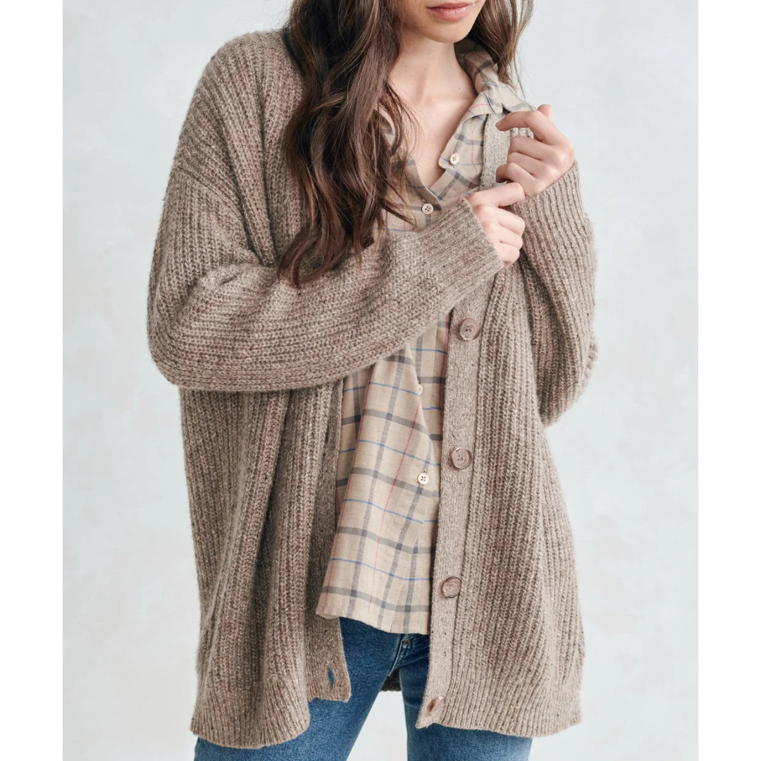 Arasi Dannen Long and Soft Cardigan - The Perfect Choice for Pleasant Days and Cozy Warmth