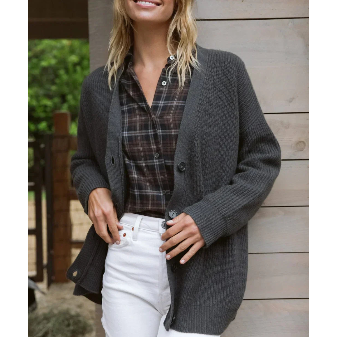 Arasi Dannen Long and Soft Cardigan - The Perfect Choice for Pleasant Days and Cozy Warmth