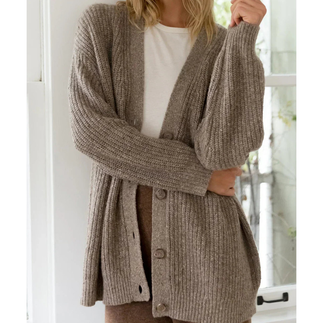 Arasi Dannen Long and Soft Cardigan - The Perfect Choice for Pleasant Days and Cozy Warmth