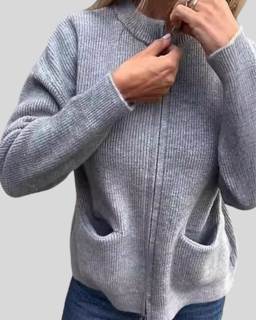 Moccasin Knit Cardigan Comfortable with Front Pockets - Add Style and Warm Up Your Look