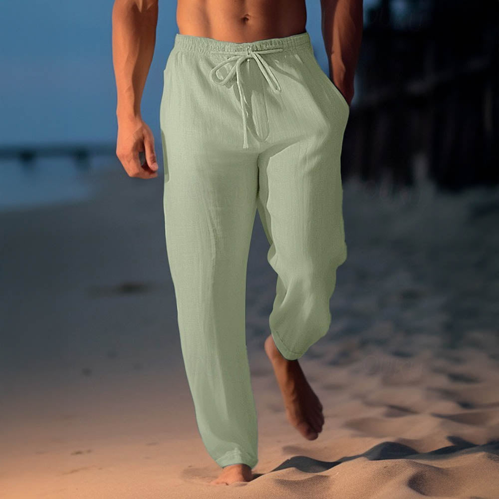 Elegant linen pants by Eitan for stylish and comfortable summer wear