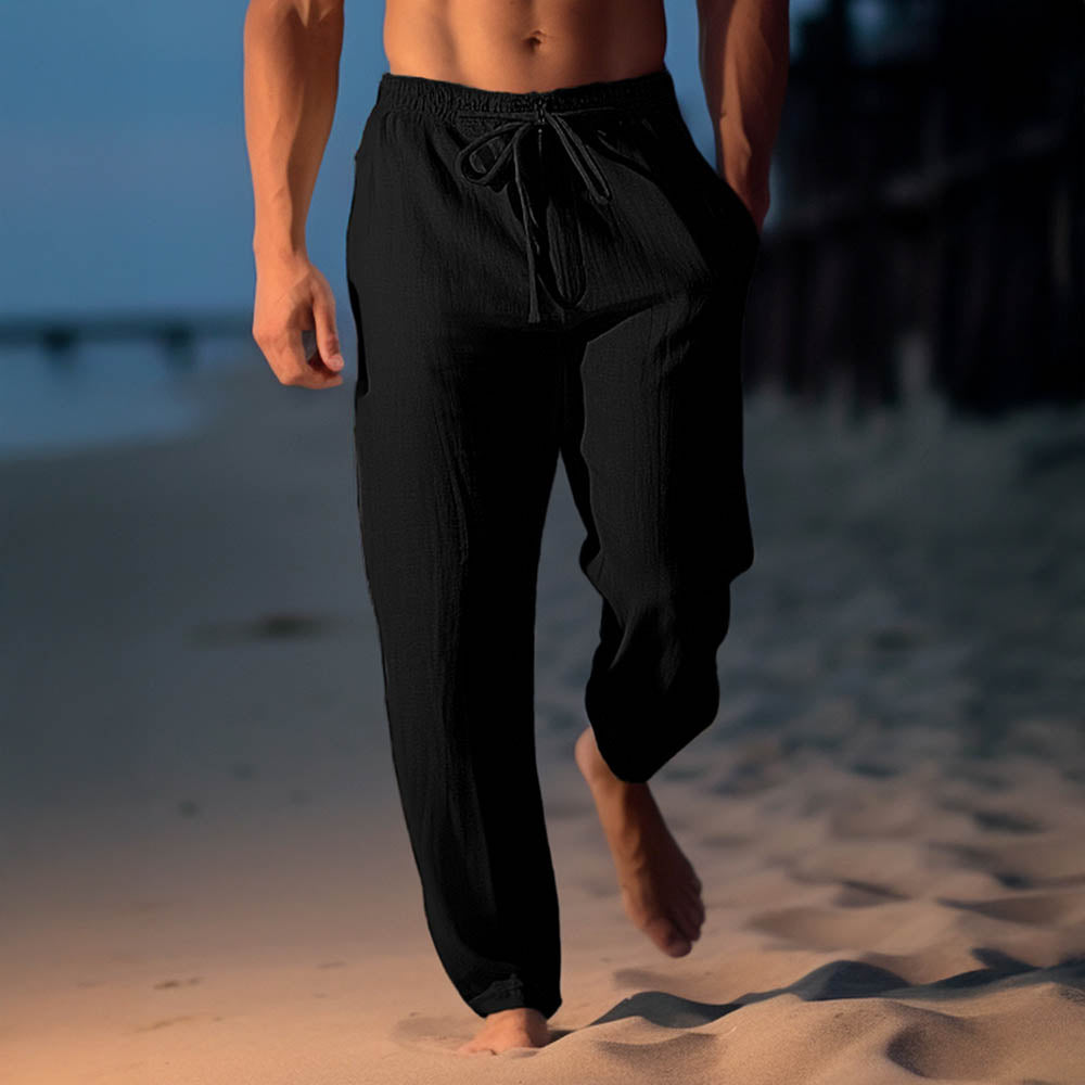 Elegant linen pants by Eitan for stylish and comfortable summer wear