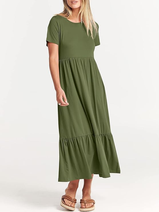 Lara Damin Women's Fashionable Summer Dress with Loose and Comfortable Design
