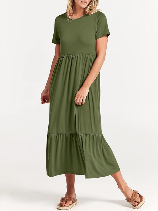 Lara Damin Women's Fashionable Summer Dress with Loose and Comfortable Design