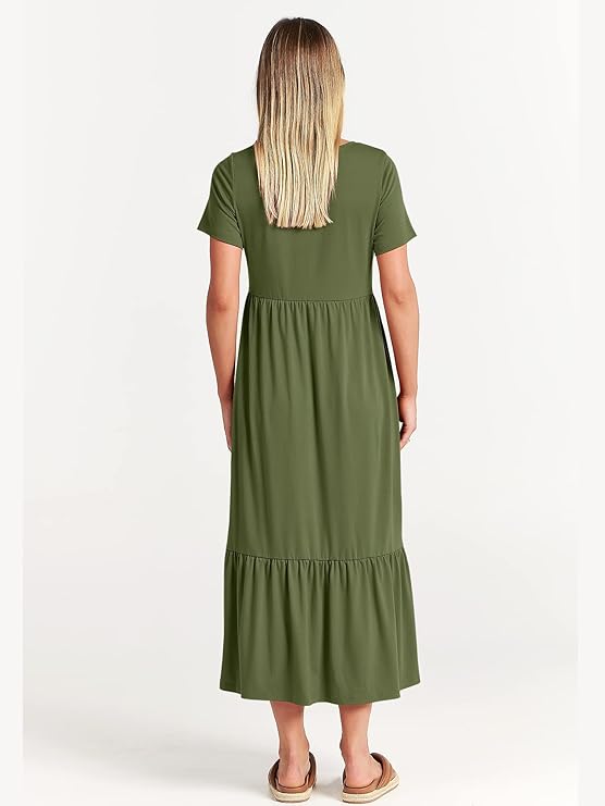 Lara Damin Women's Fashionable Summer Dress with Loose and Comfortable Design