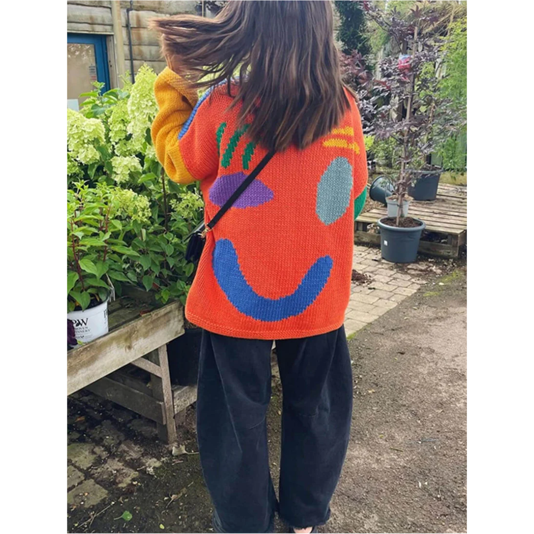 Fashionable and Cozy Oversized Sweater for Women with Long Sleeves - Perfect Comfort and Style
