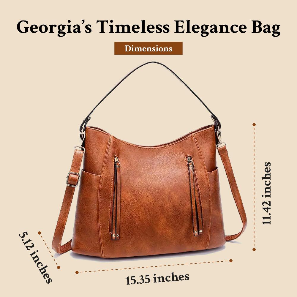 Vintage Georgia shoulder bag with an elegant touch and timeless memory
