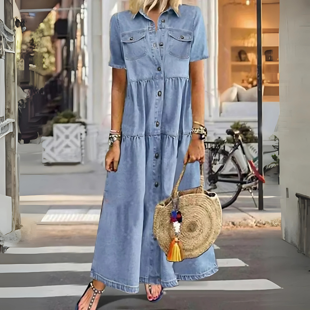 Elegant Vintage Alouera Dress for Stylish Events