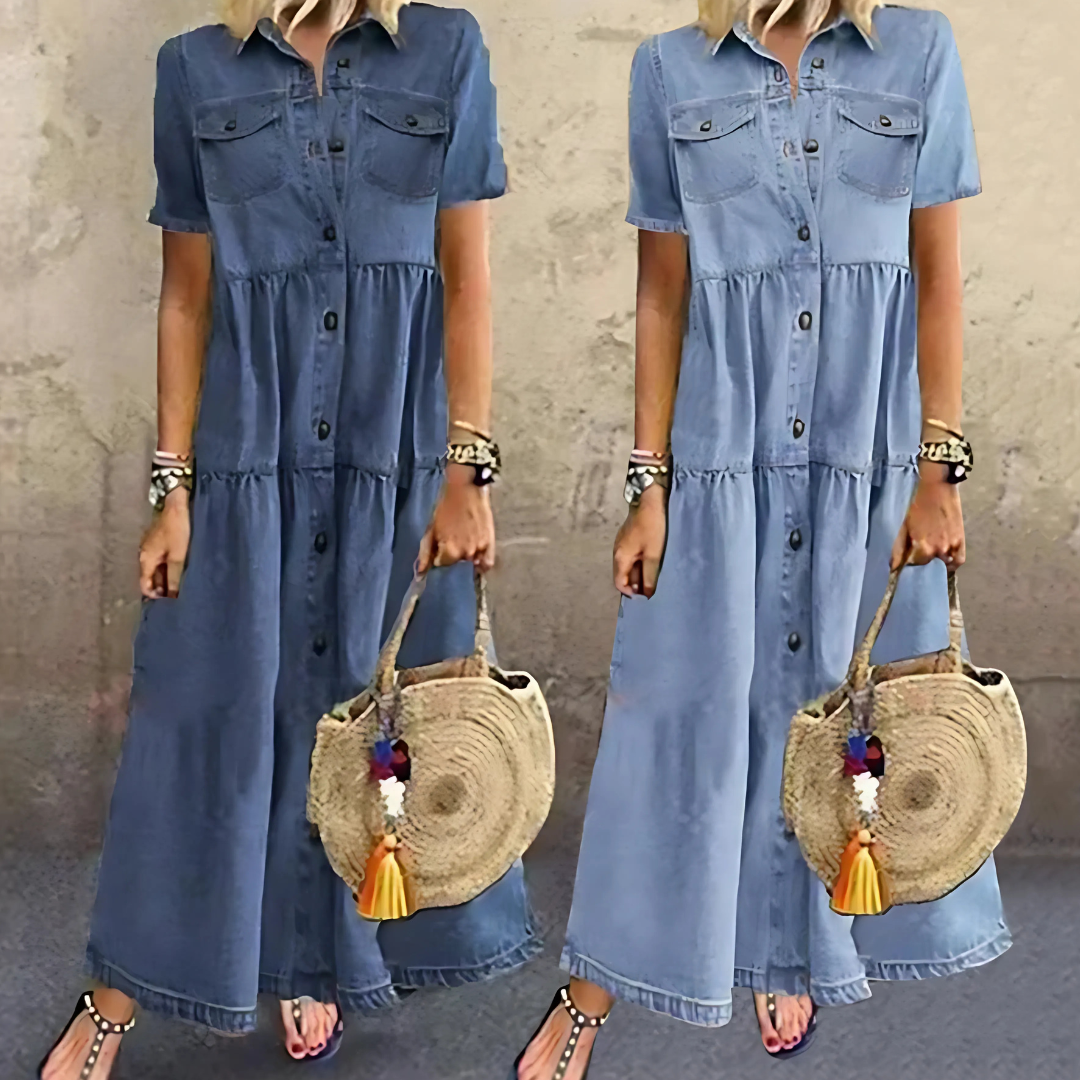 Elegant Vintage Alouera Dress for Stylish Events