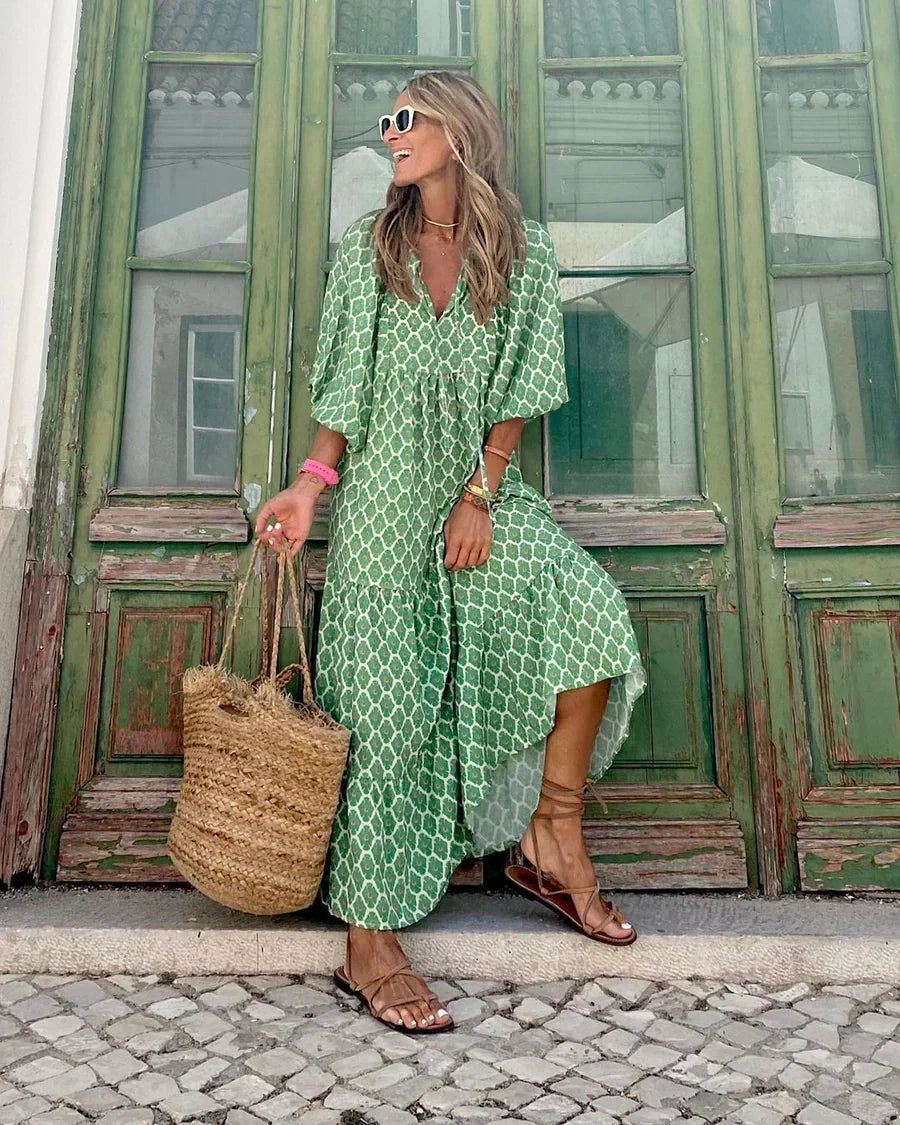 Olivia โ Uncompromising Boho Grace Style Maxi Dress