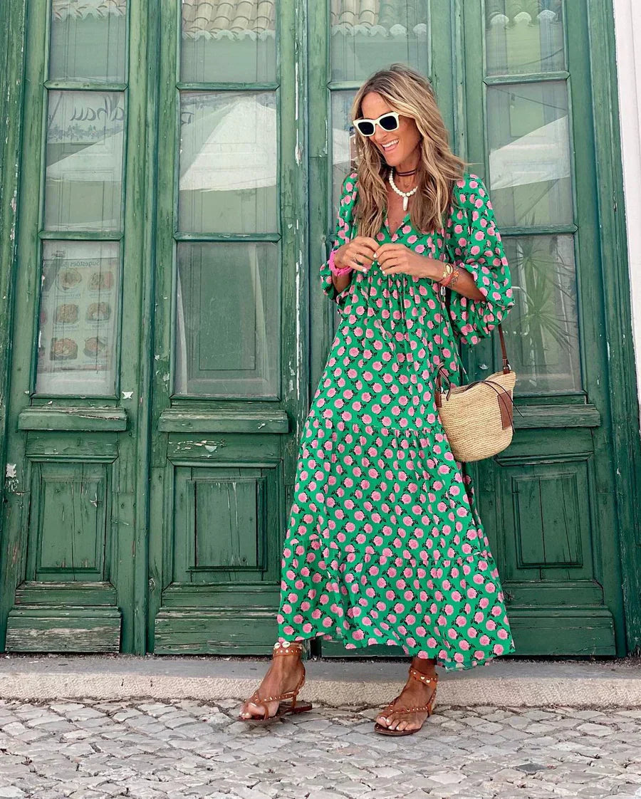 Olivia โ Uncompromising Boho Grace Style Maxi Dress