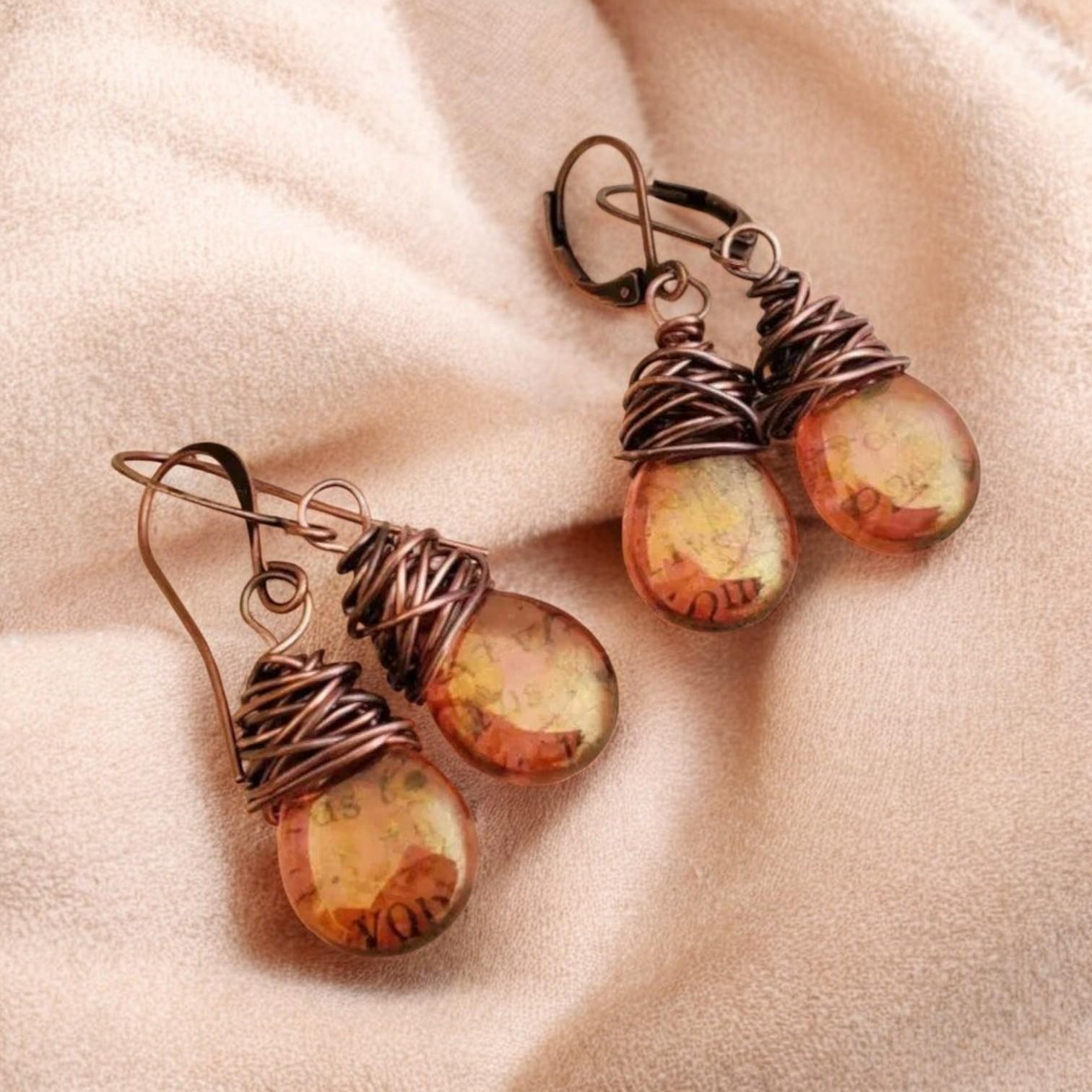 Beautiful Firefly Boho Earrings – Elegant Brandy Accessory