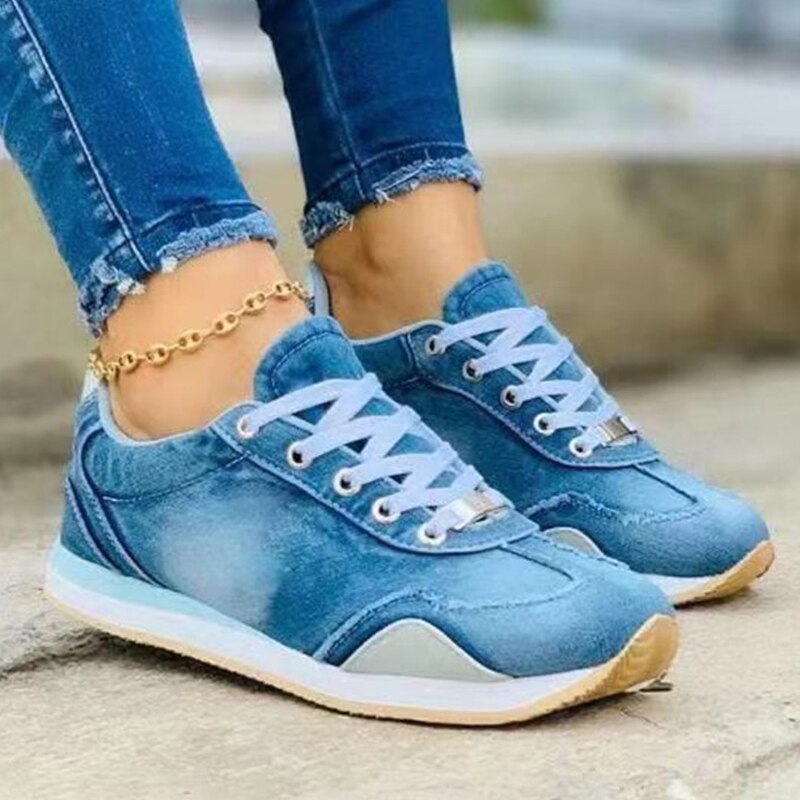 Ultra Comfort Orthopedic Shoes in Denim Style