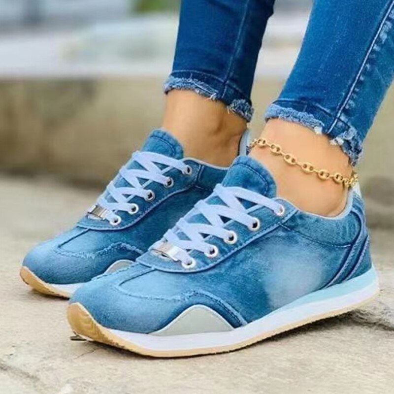 Ultra Comfort Orthopedic Shoes in Denim Style