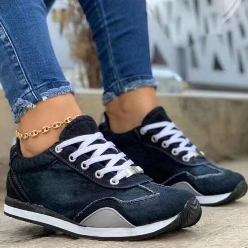 Ultra Comfort Orthopedic Shoes in Denim Style