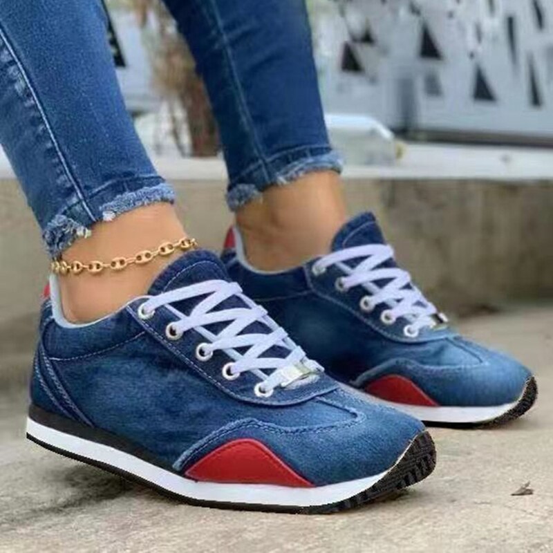 Ultra Comfort Orthopedic Shoes in Denim Style