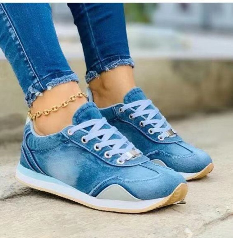 Ultra Comfort Orthopedic Shoes in Denim Style
