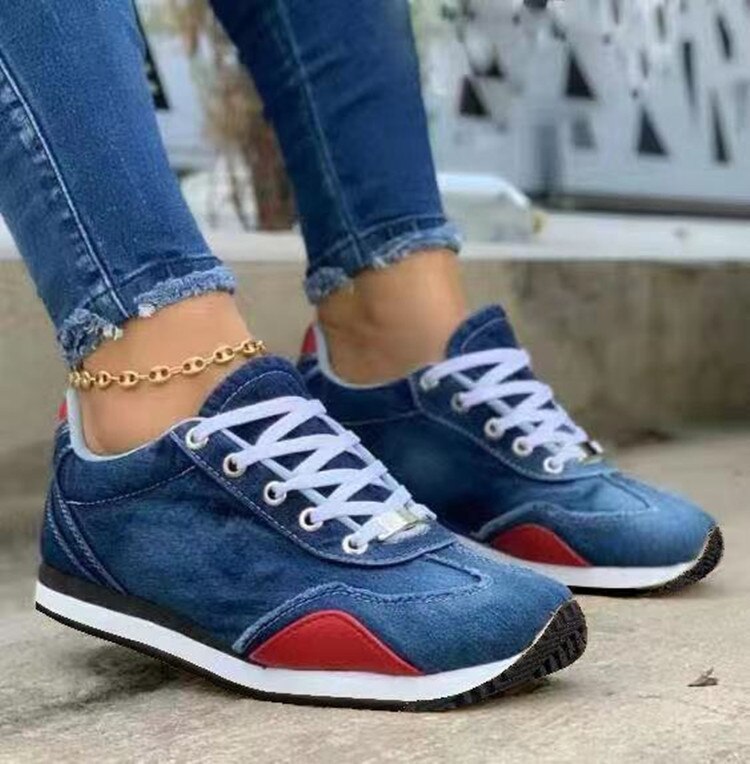 Ultra Comfort Orthopedic Shoes in Denim Style