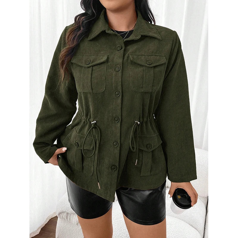 Clara | Fashionable denim jacket with long sleeves for a stylish look