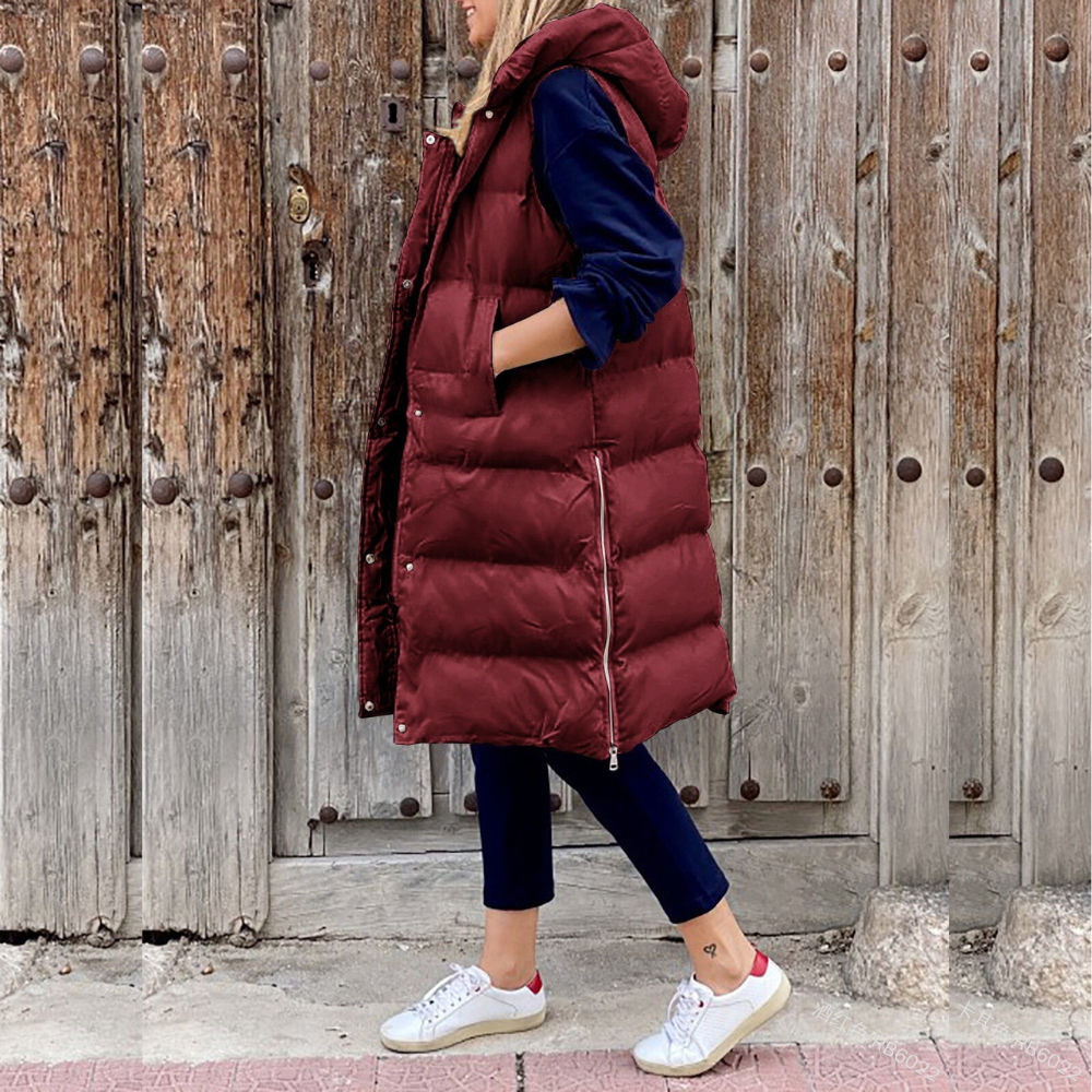 Frenziska | Lightweight and portable sleeveless hoodie with modern design for a unique style
