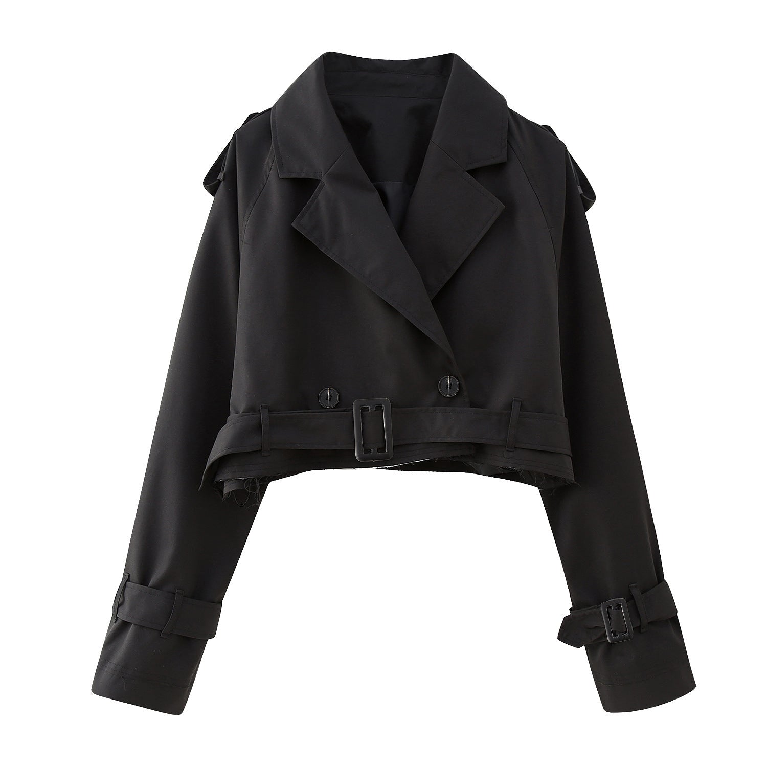 Stephanie | Elegant Short Trench Coat for a Stylish End