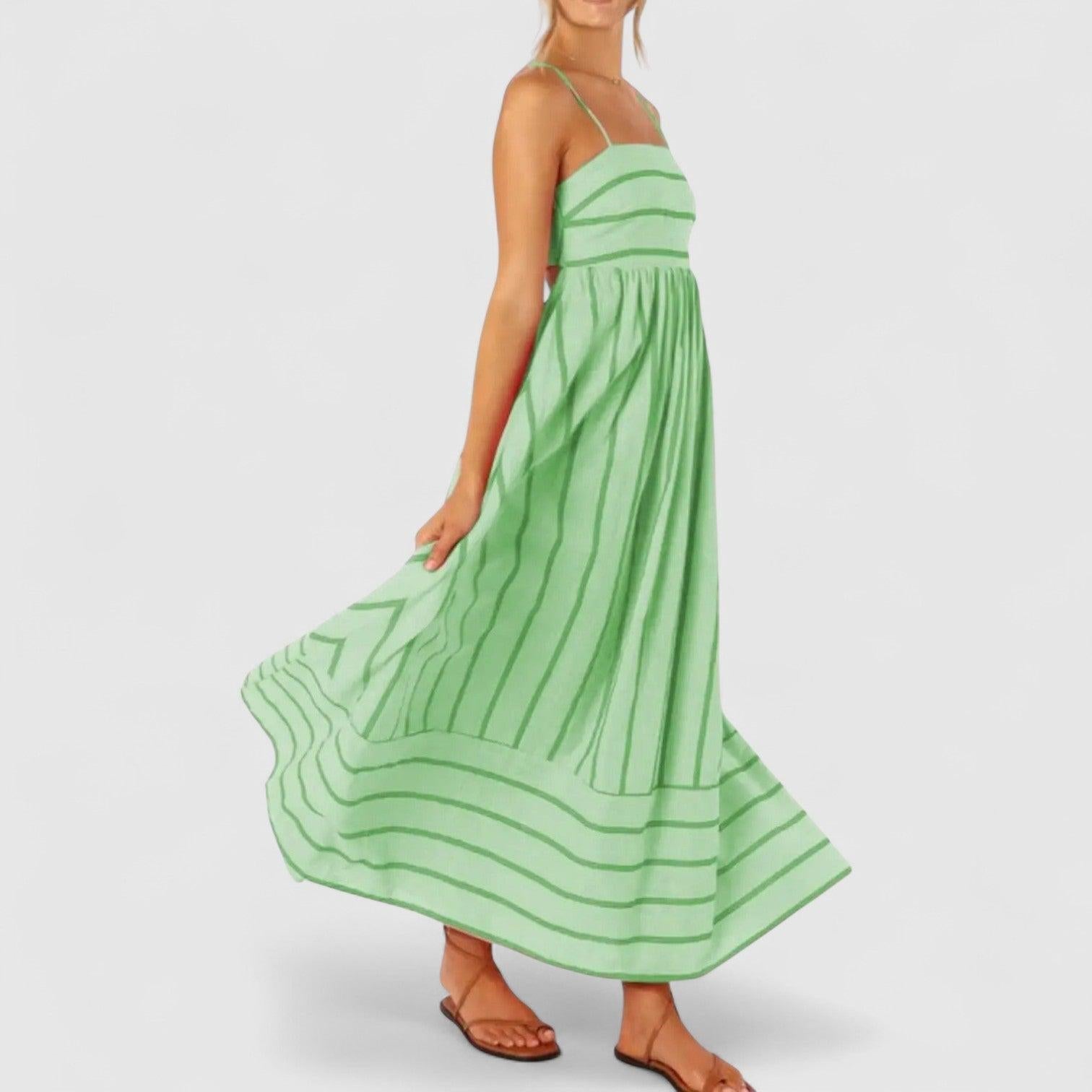 Luxury robe with belt and straps in elegant Claire design