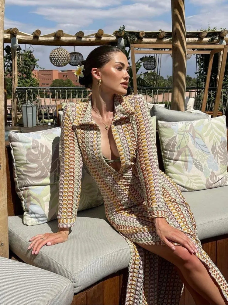 IBIZA - Elegant Maxi Dress for Beachside Moments and Unforgettable Summer Days