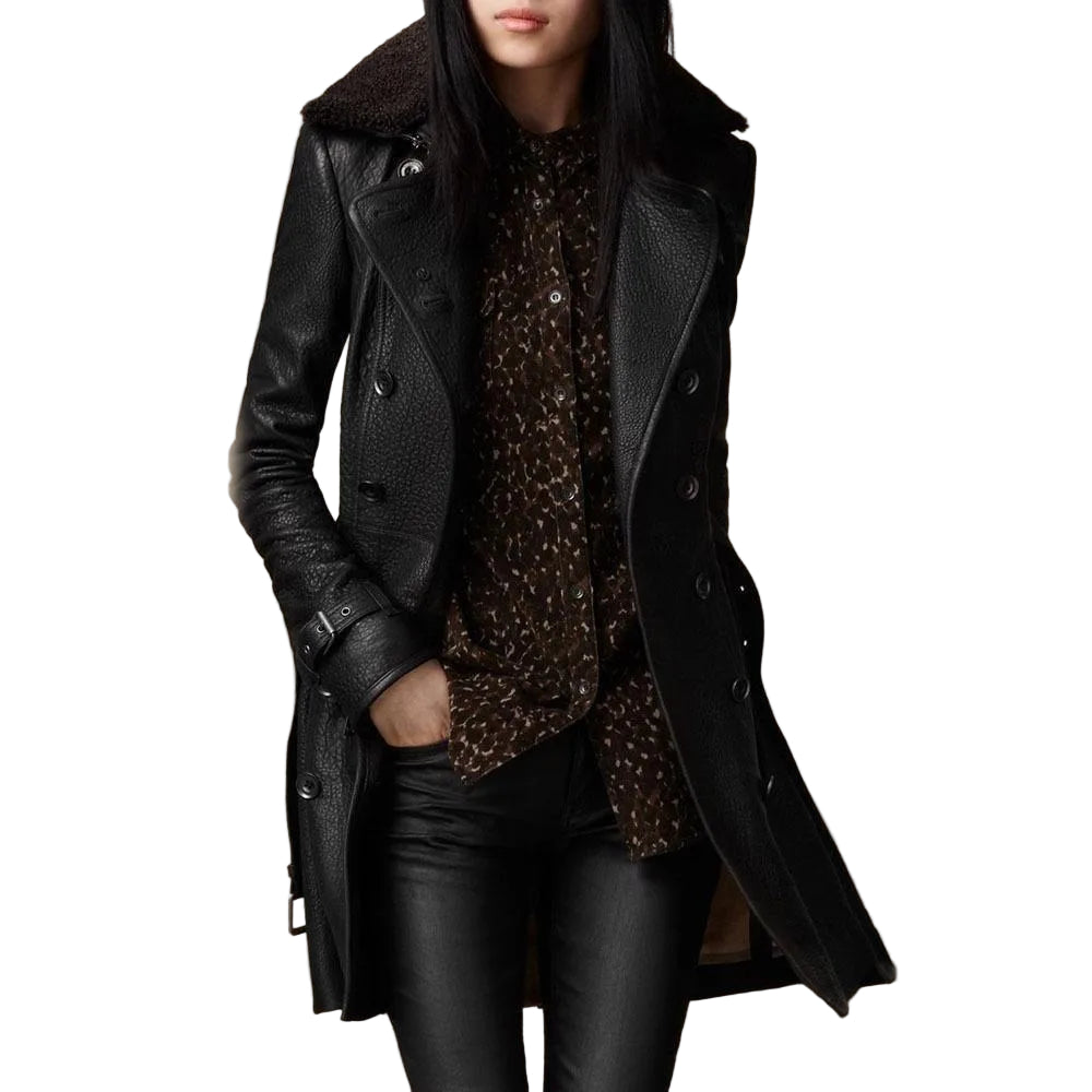 Angelica | Long and Stylish Winter Coat with Elegant Timelessness