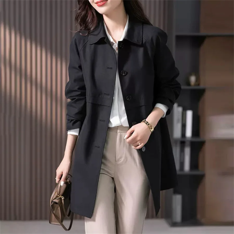 Vanasah | Trench Coat Elegant and Water-Resistant for Unforgettable Style