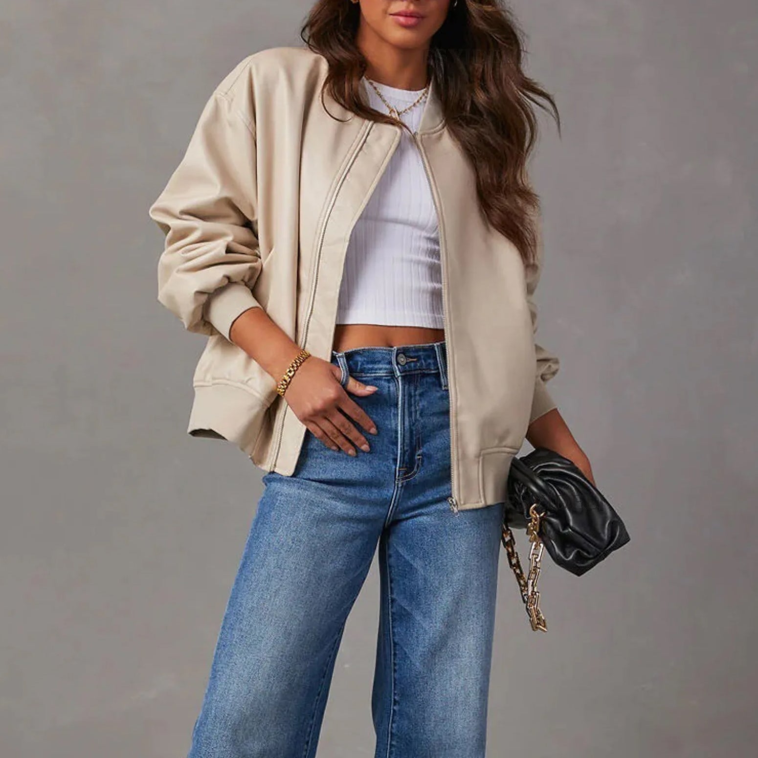 Petra | Trendy Vintage Bomber Jacket for a Perfect Everyday Style