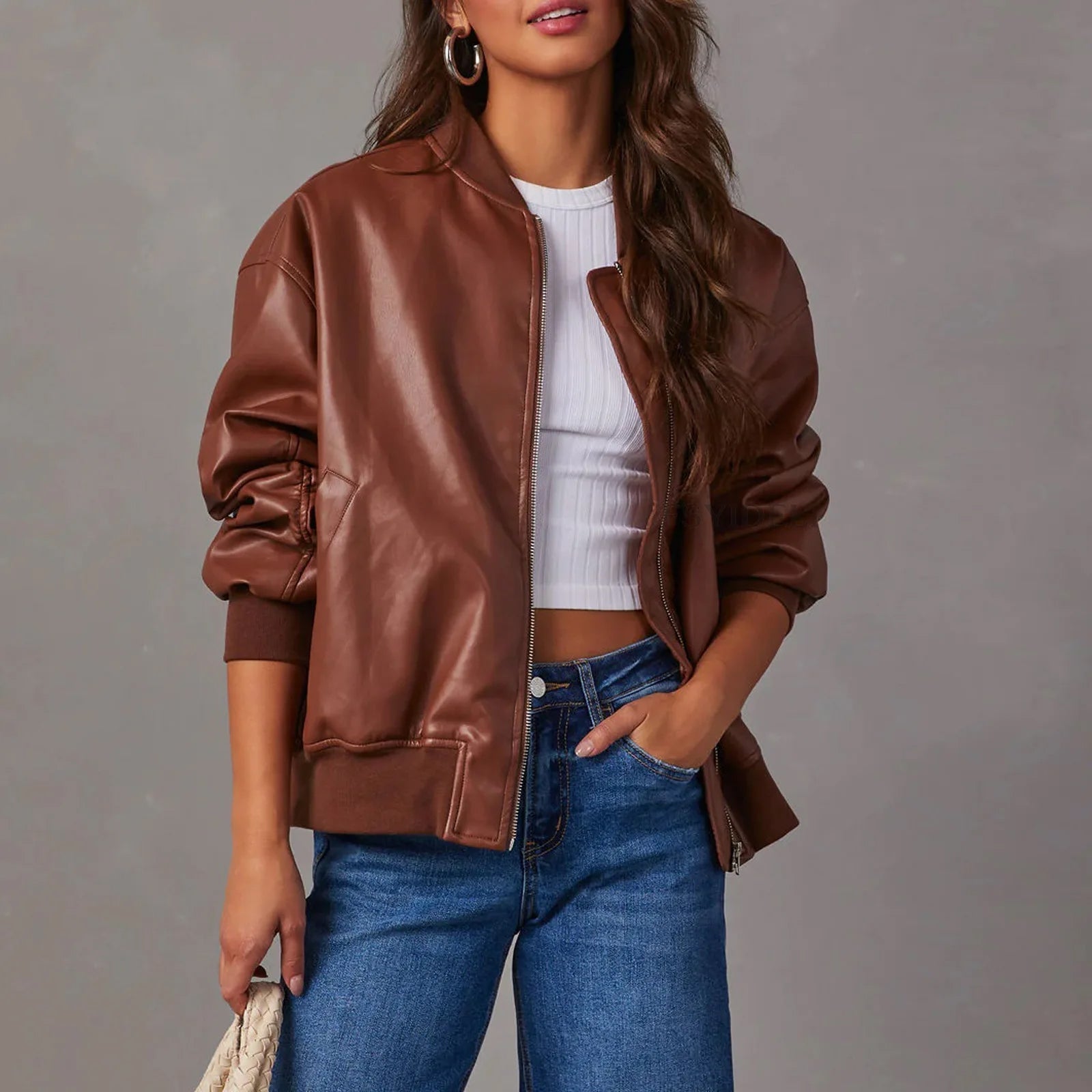 Petra | Trendy Vintage Bomber Jacket for a Perfect Everyday Style