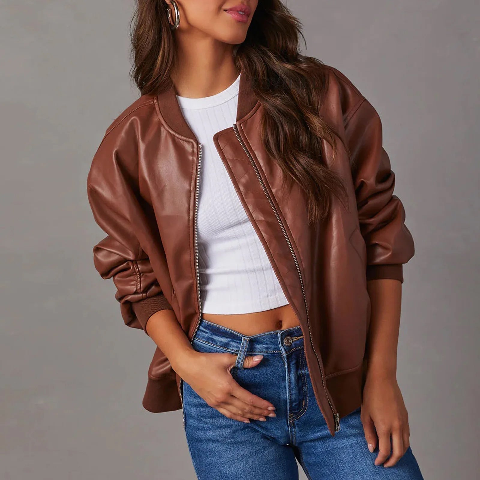 Petra | Trendy Vintage Bomber Jacket for a Perfect Everyday Style