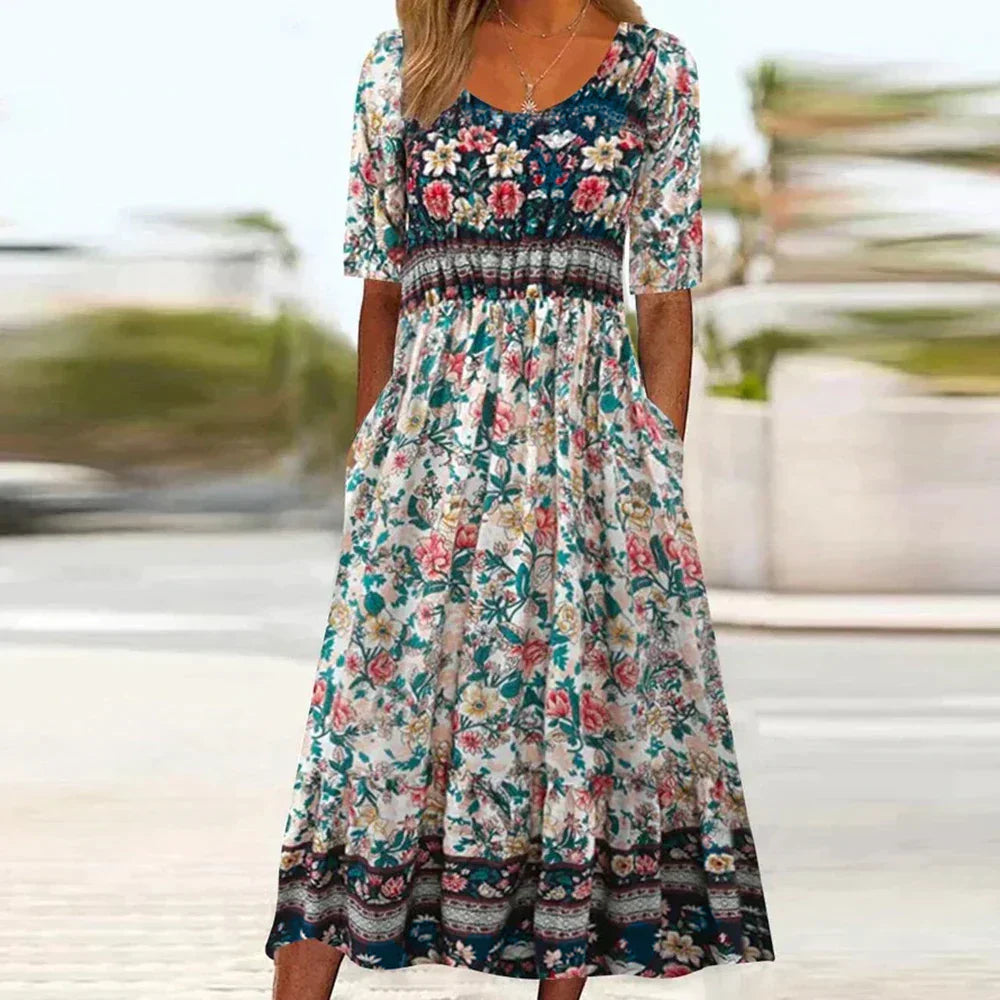 Henriette Dresses in Bohemian Elegant and Practical Style for Women