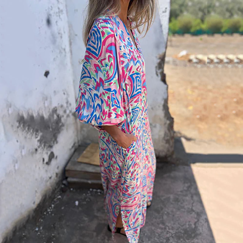 Bohemian Flowy Dress Miriam - Stunning Elegance and Maximum Comfort for a Free and Refreshing Style