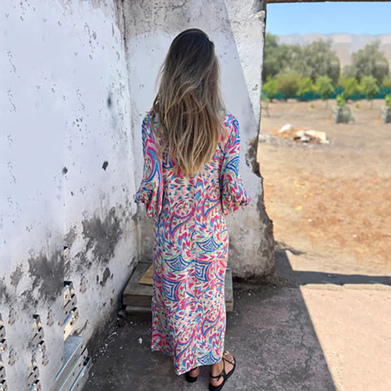 Bohemian Flowy Dress Miriam - Stunning Elegance and Maximum Comfort for a Free and Refreshing Style
