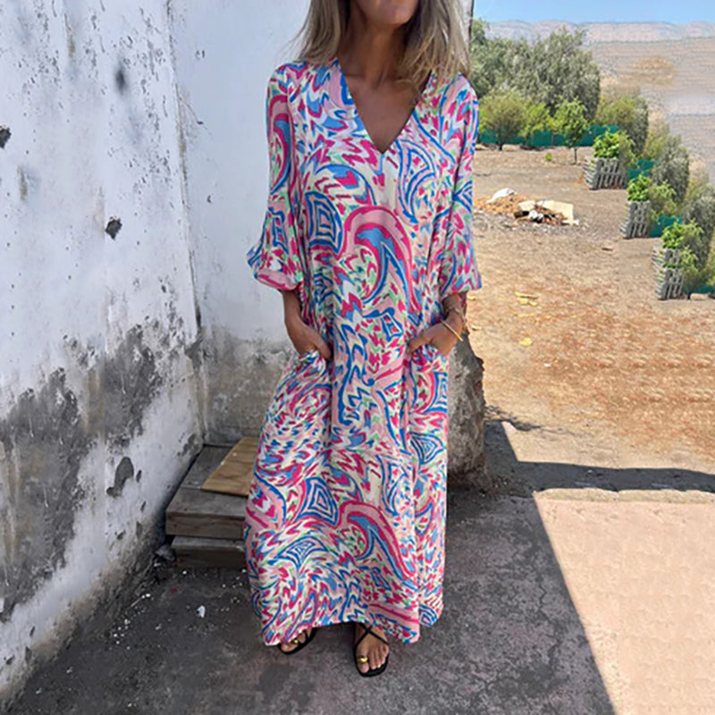 Bohemian Flowy Dress Miriam - Stunning Elegance and Maximum Comfort for a Free and Refreshing Style