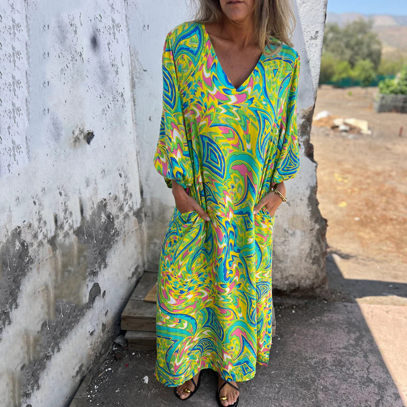 Bohemian Flowy Dress Miriam - Stunning Elegance and Maximum Comfort for a Free and Refreshing Style