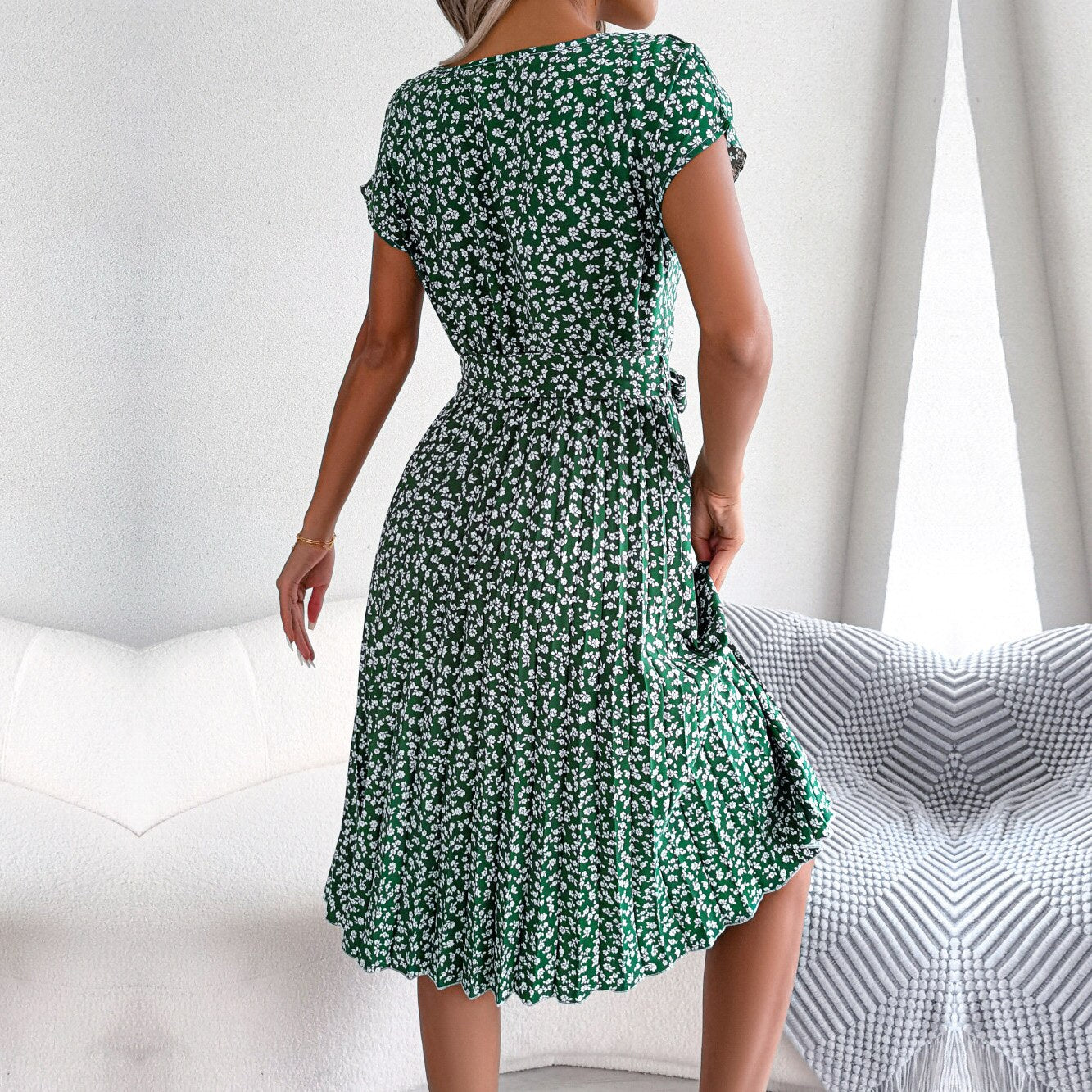 Elegant summer dress by BeLiYa for the warm season with stylish design and perfect comfort