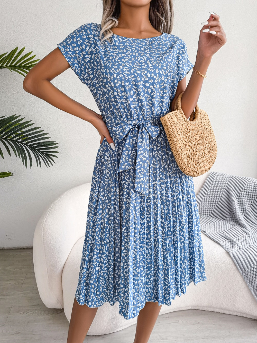 Elegant summer dress by BeLiYa for the warm season with stylish design and perfect comfort
