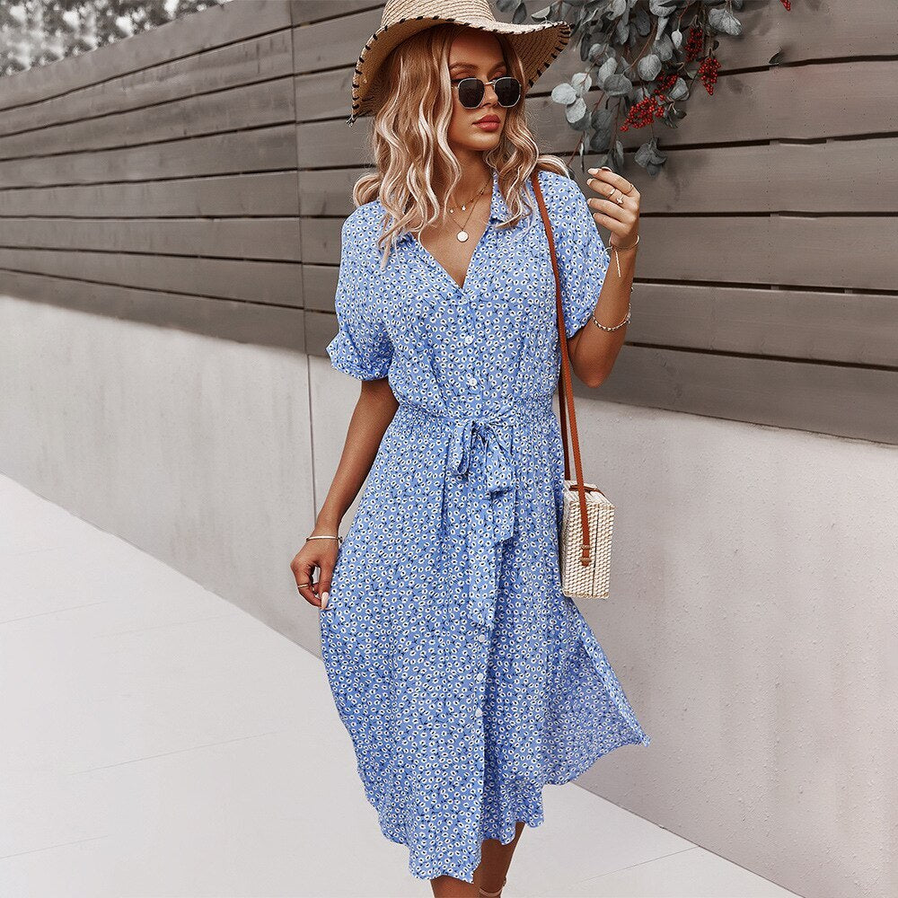 Elegant Summer Dress by Dora for Unforgettable Days and Experiences