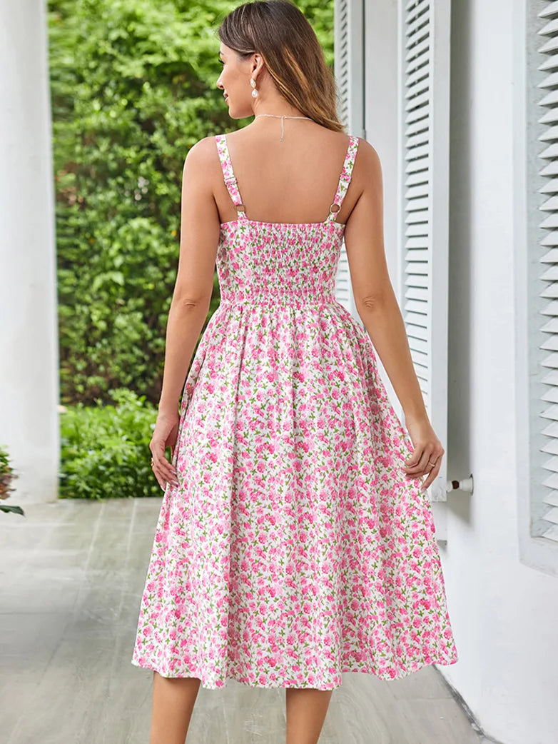 Comfortable and cozy summer dress with useful pockets