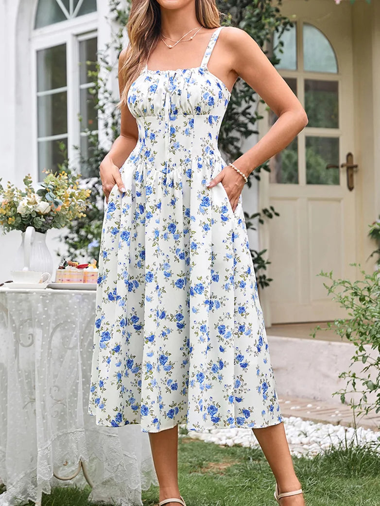 Comfortable and cozy summer dress with useful pockets