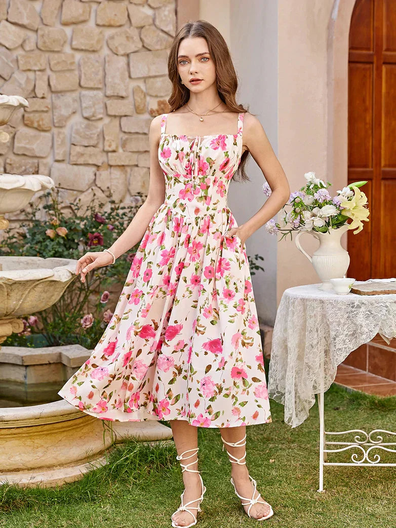 Comfortable and cozy summer dress with useful pockets