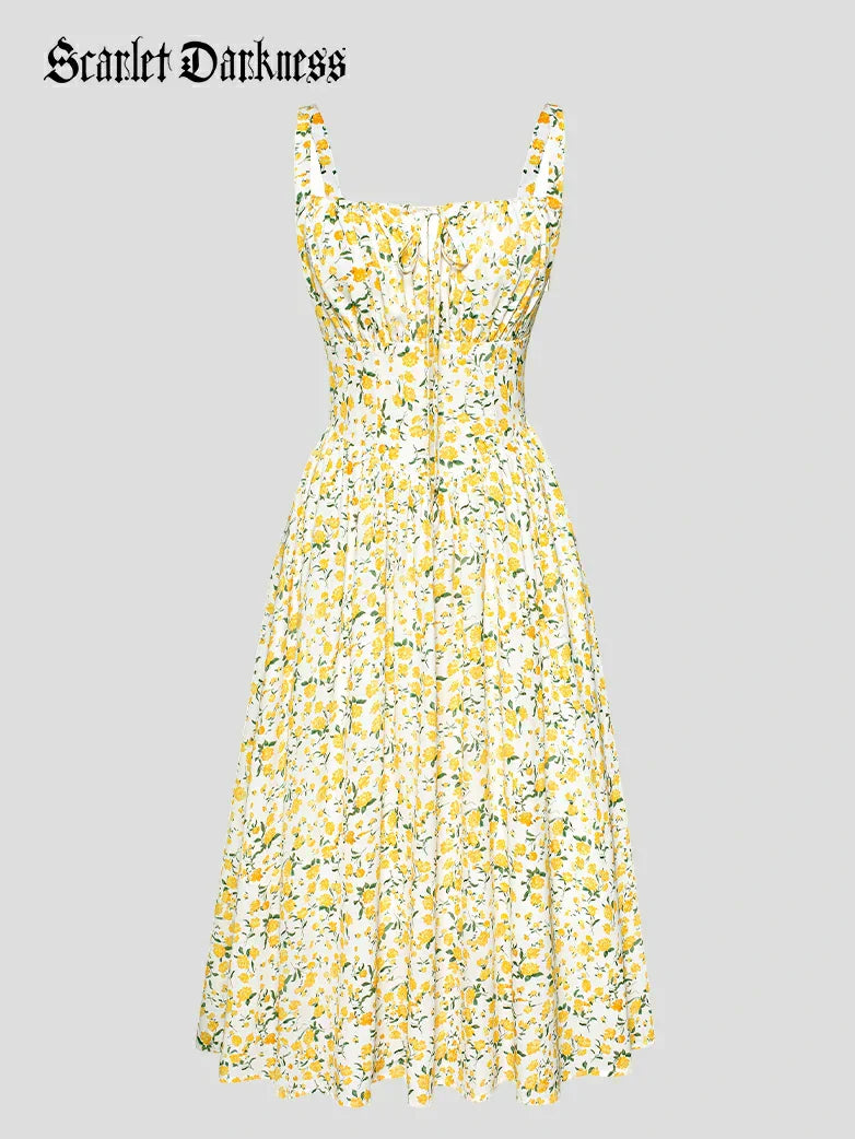 Comfortable and cozy summer dress with useful pockets