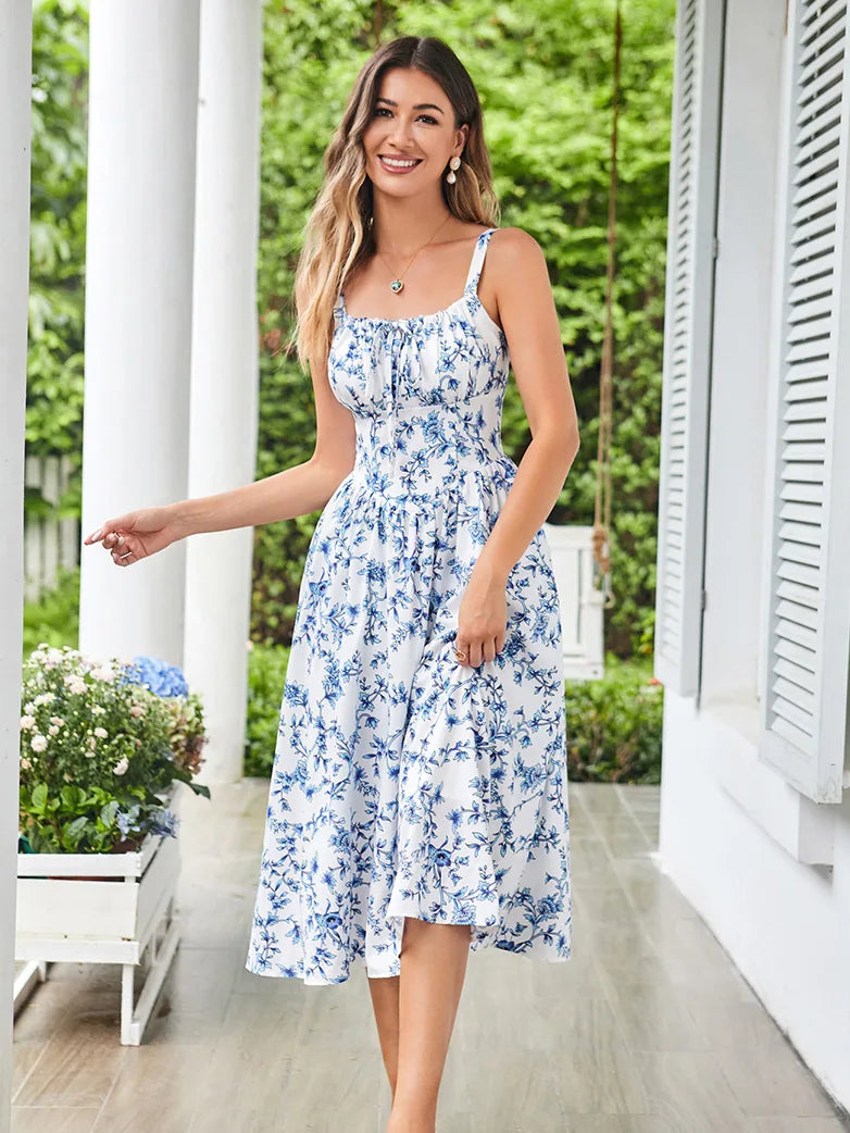 Comfortable and cozy summer dress with useful pockets
