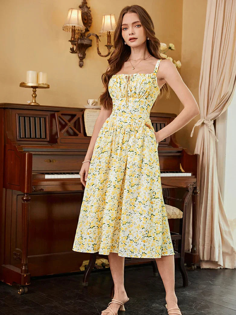 Comfortable and cozy summer dress with useful pockets