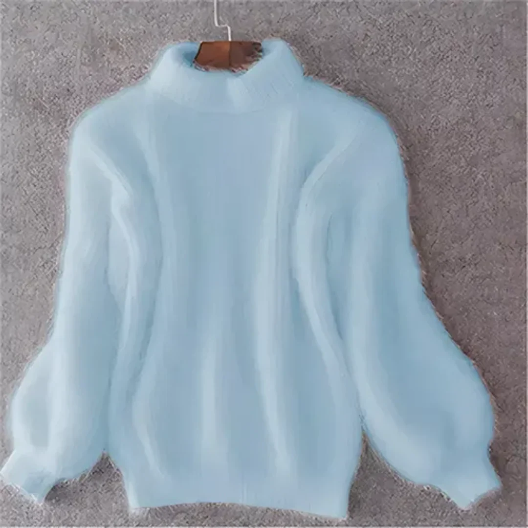 Elegant women's winter sweatshirt with long sleeves for warmth and comfort
