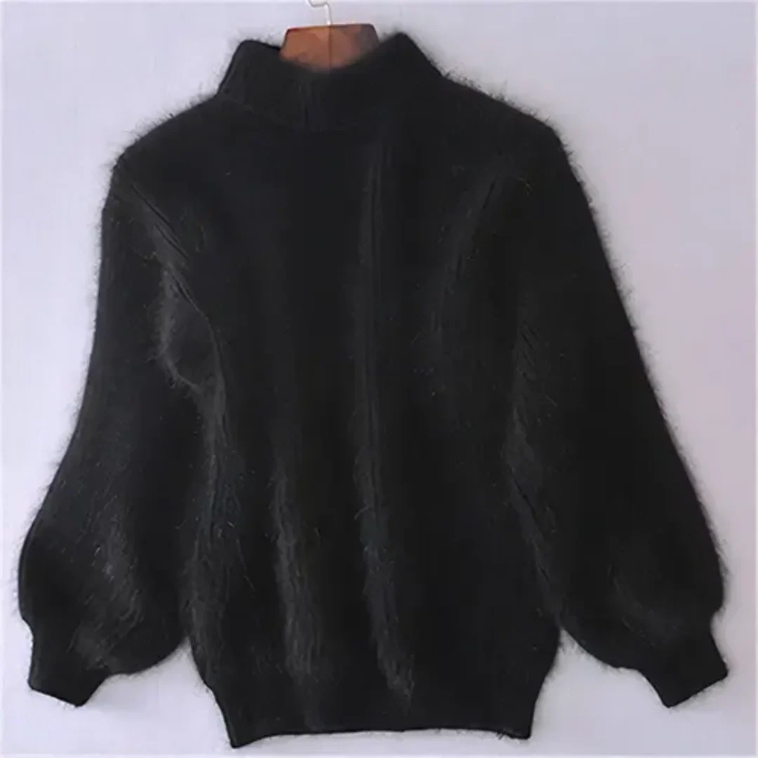 Elegant women's winter sweatshirt with long sleeves for warmth and comfort