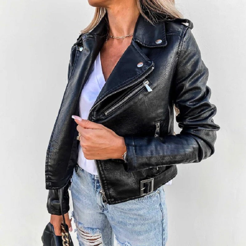 Laura | Fashionable jacket with smart reverse design for a modern and unique look