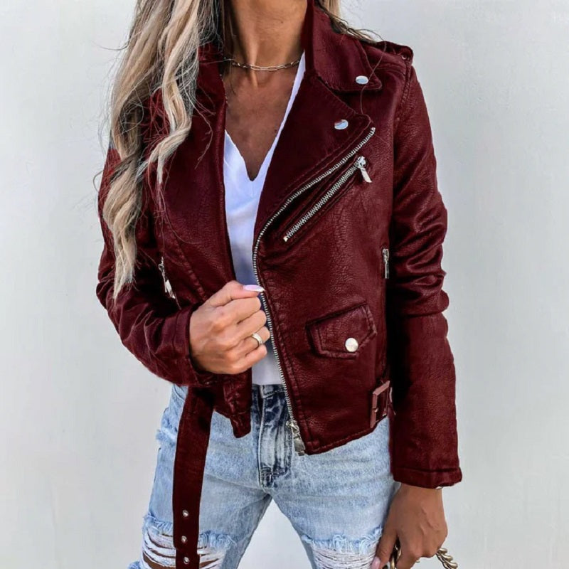 Laura | Fashionable jacket with smart reverse design for a modern and unique look